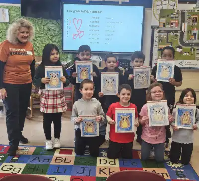 Volunteer with Students at a JA in a Day Program